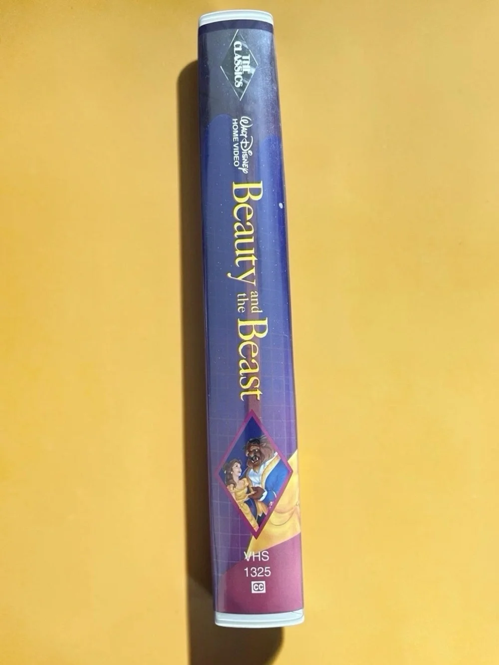 Beauty and the Beast VHS 1992 Disney Black Diamond Classic 1325 Vaulted OOP